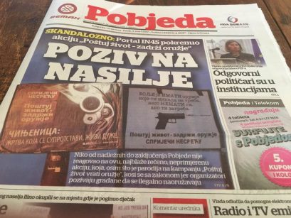 pobjeda poziv na nasillje