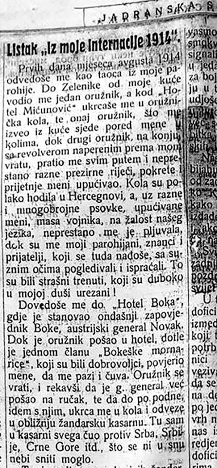 savo nikićenović svjedočenje